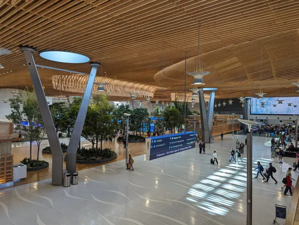 Powell’s reopens at Portland International Airport with expanded store as terminal project nears completion