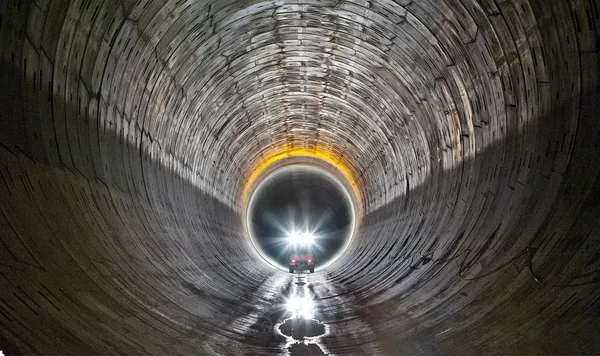 Portland’s Big Pipe neared capacity after 12 hours of rain, testing the city’s overflow defenses